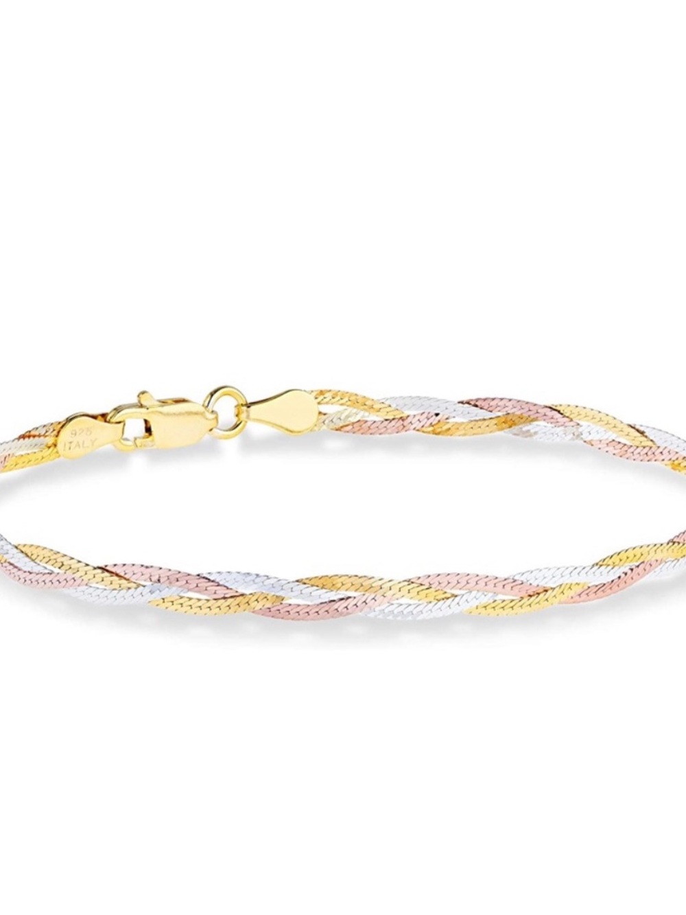 Multi Gold Silver Chain Link
Italian Bracelet